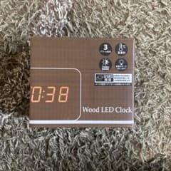 クレファー 目覚まし時計 WOODY S ブラウンのサムネイル
