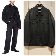 Acne Studios オーバーサイズ デニムジャケット 黒 UX XXS - メルカリ