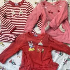 ミキハウス ☆長袖＆トレーナーセットのサムネイル