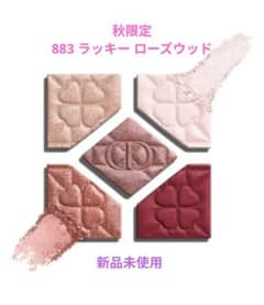 【新品】Dior アイシャドウ パレット秋限定883 ラッキー ローズウッドのサムネイル