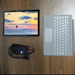 Surface Pro6 キーボード、充電器付き　バッテリー90%程度 Surface Pro6 キーボード、充電器付き バッテリー90%程度 - メルカリ