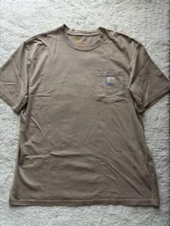 Carhartt 半袖 ポケットTシャツ ベージュ Lのサムネイル