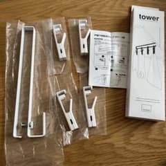 tower 戸棚下回転式クリップ　タワー　4連のサムネイル