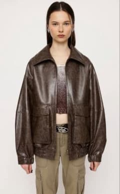 新品　ブラウンジャケット　SLY アウターのサムネイル