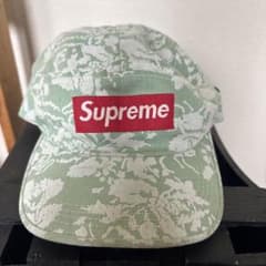 Supreme 花柄キャップ 緑/白のサムネイル