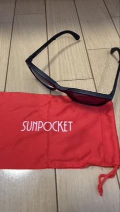 SUNPOCKET 折りたたみサングラス 艶消しブラックのサムネイル