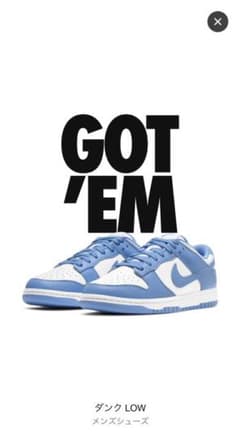 NIKE ダンク LOWのサムネイル