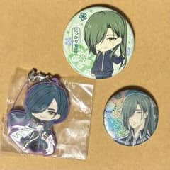 刀剣乱舞 花丸 にっかり青江 缶バッジ ラバーストラップ3点セット