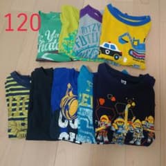 男の子120 9点セット Tシャツ 半袖長袖のサムネイル