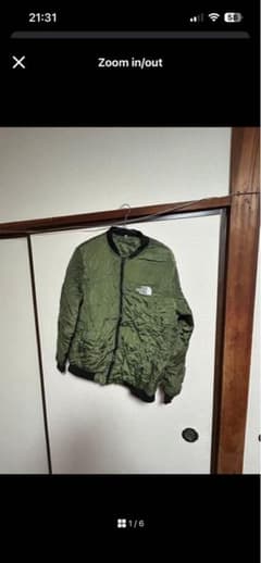 THE NORTH FACE MA-1ジャケット オリーブグリーン - メルカリ