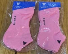 VICTAS 卓球ソックス ピンクのサムネイル