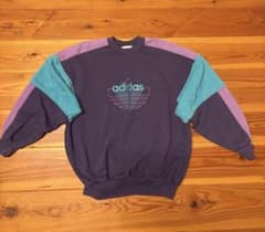adidas トレフォイル スウェット パープルのサムネイル