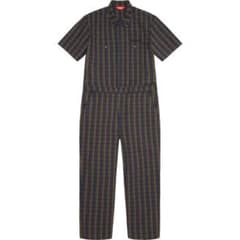 Supreme Plaid Work Jumpsuit - メルカリ