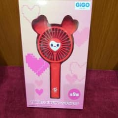 箱無し発送プチプチ梱包】TWICE LOVELYS 【新品】ハンディファン 赤