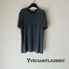 Yves Saint Laurent ショルダージップ　ウォッシュド　Tシャツ Yves Saint Laurent ショルダージップ ウォッシュド Tシャツ - メルカリ