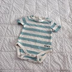 tinycottons TINY ボーダー柄 半袖 ロンパースのサムネイル
