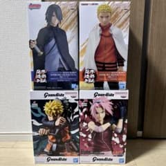 NARUTO フィギュア 4種セット 忍界造形列伝 Grandistaのサムネイル