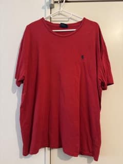 ［古着］Polo by Ralph Lauren Tシャツ レッド 赤 XLのサムネイル