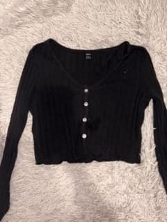 SHEIN カーディガン ブラック size Mのサムネイル