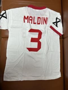 マルディーニ ACミラン MALDINI ホワイト/レッド シャツ - メルカリ