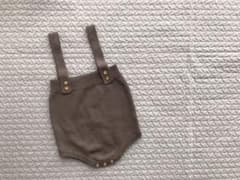 【韓国子供服】ニットロンパースのサムネイル
