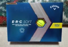 新品　キャロウェイ　ERC SOFTゴルフボール　トリプルトラック（イエロー）のサムネイル