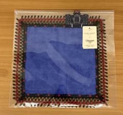 新品】近沢レース×ローラ アシュレイ ハンカチ ロンドン レース ブルー