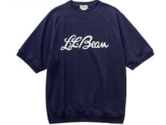 L.L.Bean ネイビー 半袖スウェットのサムネイル