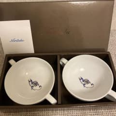 ☆Noritakeスープカップセット 2客+プレート2枚 Noritake ノリタケ スープカップ2客 MATSURI - メルカリ