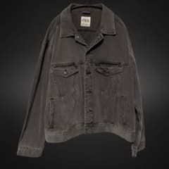 ZARA グレー デニムジャケット Lのサムネイル