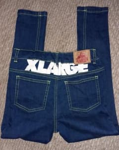 【SUSUさま】XLARGE KIDS　スキニーデニムパンツ　130のサムネイル