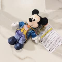【タグ付き】ミッキーマウス ぬいぐるみチャーム ファンタジースプリングスのサムネイル
