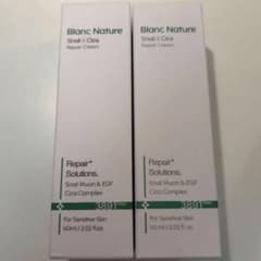 Blanc Nature Snail & Cica Repair Cream 2 - メルカリ