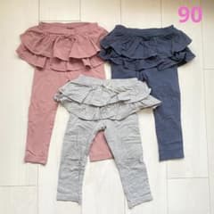 さお様専用　ユニクロ＆西松屋　スカッツ 90cm 3点セットのサムネイル