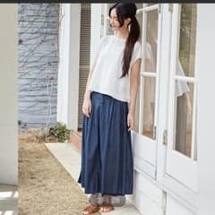 新品/ユナイテッドアローズ/デニムロングスカートのサムネイル