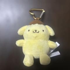 サンリオ ポムポムプリン マスコット キーホルダー カラビナ ぬいぐるみのサムネイル