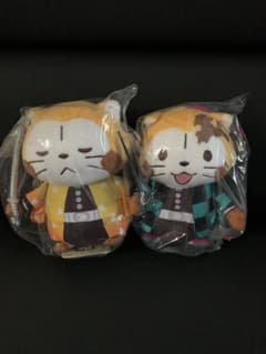 鬼滅の刃×ラスカル コラボぬいぐるみラスカルVer. 竈門炭治郎＆我妻善逸のサムネイル