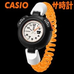 CASIO サ時計 SAN-100H-7BJR ホワイト オレンジ 新品 CASIO サ時計 SAN-100H-7BJR ホワイト オレンジ 新品 - メルカリ