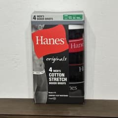 【新品】Hanes ボクサーブリーフ LL 4枚 前開きのサムネイル