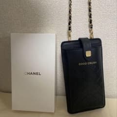 シャネル COCO CRUSH スマホショルダーバッグ スマホポーチ スマホ入れ