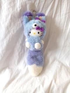 激レア　ハローキティ　北海道限定　ぬいぐるみマスコット　キタキツネ　ラベンダー 激レア ハローキティ 北海道限定 ぬいぐるみマスコット キタキツネ