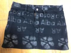 ALBA ROSA   デニムスカート 黒のサムネイル