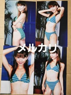 近藤和美　写真　はがきサイズ　30枚　レースクイーン　アイドル　タレント 近藤和美 生写真4枚セット㊵レースクイーン(ハガキサイズ)水着 - メルカリ
