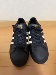s*0様 adidas Superstar ブラック/ホワイト スニーカーのサムネイル