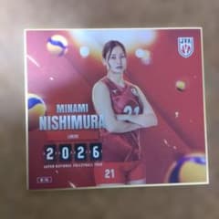 バレーボール日本代表 西村弥菜美2026 mini色紙 - メルカリ