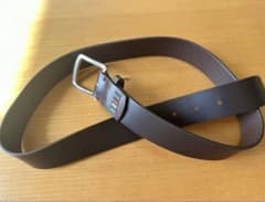 美品⭐︎ポールスミス　メンズ　ダークブラウン レザー ベルトのサムネイル