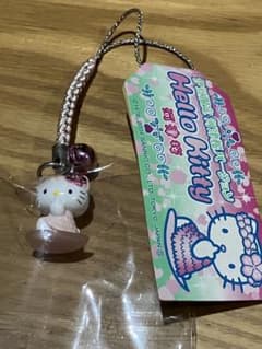 激レア】ご当地キティ 伊豆限定 河津桜バージョン 根付 ストラップ