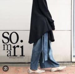 somari お洒落アシメデニム ロングパンツのサムネイル