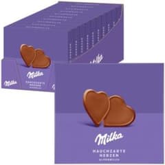 Milka Hauchzarte Herzen 130g 28個入りチョコレートのサムネイル