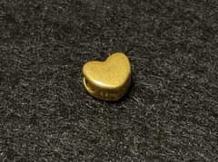 K24 ハートペンダントトップ 超小粒 足金999刻印 - メルカリ